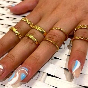Gold rings